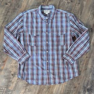 Filson Men's Washed Feather Cloth Shirt